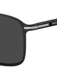 BOSS square-frame солнцезащитные очки, черный - фото 4