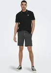 Рубашка-поло ONLY & SONS "ONSFLETCHER SLIM SS POLO NOOS", черный - фото 5