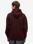 Белая просторная худи Superdry, Rich Deep Burgundy - фото 2