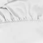 Простыня джерси белая 90х200 25 см хлопок плотностью 125 г/м² - фото 8