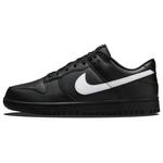 Nike Данк лоу топ скейтборд обувь унисекс black white - фото 6