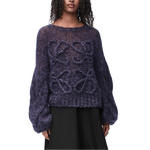 Свитер Anagram LOEWE, фиолетовый - фото 5