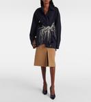 Шерстяная юбка миди Dries Van Noten, кэмел - фото 2