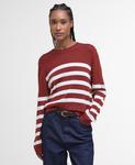 Джемпер Barbour Demi Striped Crew Neck, Burnt Henna Stripe - фото