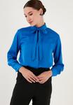 Блузка на пуговицах REGULAR FIT LELA, синий - фото 2
