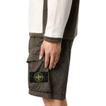 Шорты для бега Compass Badge STONE ISLAND, зеленый - фото 5