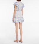 Мини-платье Камила Poupette St Barth, Blue Cerise - фото 3