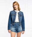 Куртка Twinset Actitude джинсовая с необработанным воротником, синий - фото 3