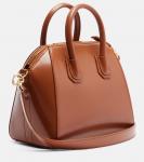 Кожаная сумка-тоут Antigona Mini Givenchy, Caramel Brown - фото 4
