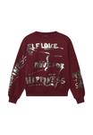 Толстовка s.Oliver Sweatshirt, Bordeaux/Red - фото 3