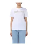 Футболка с графическим логотипом. Just Cavalli, белый - фото