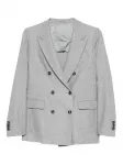 Двубортный блейзер TAGLIATORE, серый - фото