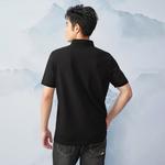 Футболка поло HLA мужская, черный W7 (с сумкой для переноски) - фото 7