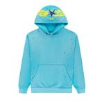 Худи Sp5der Heavy Web Hoodie, Cyan - фото