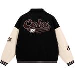 Бейсбольная куртка унисекс Coca-Cola, Черный - фото 15