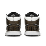 Баскетбольные кроссовки Air 1 Vintage Men Mid-Top Black/Brown/Cyan/Copper Jordan - фото 4