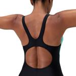 Купальник Speedo Allover Digital V-back, черный / синий - фото 6