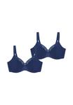 Бюстгальтер Triumph 2-PACK TRUE SHAPE SENSATION, Deep Water/Dark Blue - фото 5