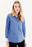 Блуза Caroll Button-down blouse, Bleu Roi/Blue - фото