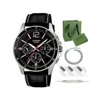 CASIO Часы G Shock MTP 1374L 1AV, Black Dial - фото 6