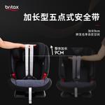 Детское автокресло Knight для детей от 9 месяцев до 12 лет, цвет Night Shadow Black, с автомобильным ремнем безопасности Britax - фото 4