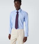 Шелковый галстук Charvet, Navy Red - фото 3