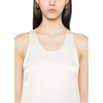 Мини-платье с круглым вырезом TOTEME, белый - фото 7