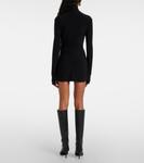 Мини-платье-джерси Norma Kamali, черный - фото 3