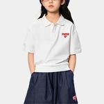 PUMA Поло Raw White детское - фото 3