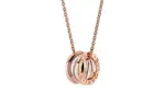 BVLGARI Ожерелья B.Zero1 Series Rose Gold Unisex - фото 6