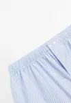 Полосатые боксерские шорты Massimo Dutti, Light Blue - фото 3