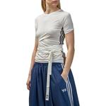 Футболка Y 3 с логотипом 3 Stripes Y-3, белый - фото 4