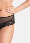 Трусы Teyli Mesh mit floraler Spitze Amelia, черный - фото 4
