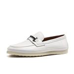 Bansley Мокасины мужские белые, цвет White - фото