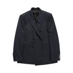 Куртка CELINE Camden Long Jacket 'Navy/Craie', синий - фото