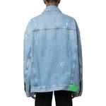OFF-WHITE Мужская джинсовая куртка, цвет Light Blue - фото 3