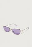 Солнцезащитные очки Swarovski Sunglasses, Silver-Coloured/Violet/Silver-Coloured - фото