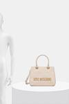 Сумка Love Moschino, бежевый - фото 6