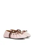 Балетки с ремешками Marni, розовый - фото 2