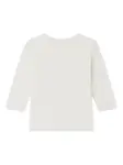 Футболка с длинными рукавами и принтом Bonpoint, белый - фото 2