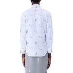 Футболка мужская белая THOM BROWNE - фото 4