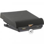 Auray SP-L8 Desktop Studio-Monitor Stand with ISO Pads (Pair, - фото