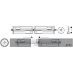 Соединитель Liedeco, (1 шт.), для труб Ø 28 мм, белый - фото 2