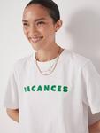 Футболка с принтом Vacances HUSH, White - фото 5
