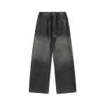 Джинсы унисекс Yatsi, Черный/Серый - фото 4