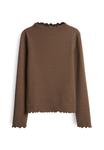 Топ OPUS SLIM FIT 3-DIMENSIONAL STRUCTURE, Cocoa/Brown - фото 5