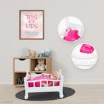 Кукольная кровать Kinderplay, колыбель, постельное белье - фото 11