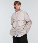 Хлопковая рубашка OAMC, Pastel Grey - фото 3