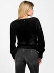 Свитер GUESS Niko Fuzzy с V-образным вырезом, Black - фото 4