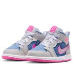 Кроссовки (TD) Air Jordan 1 Mid SE 'Denim Sequin' - фото 4